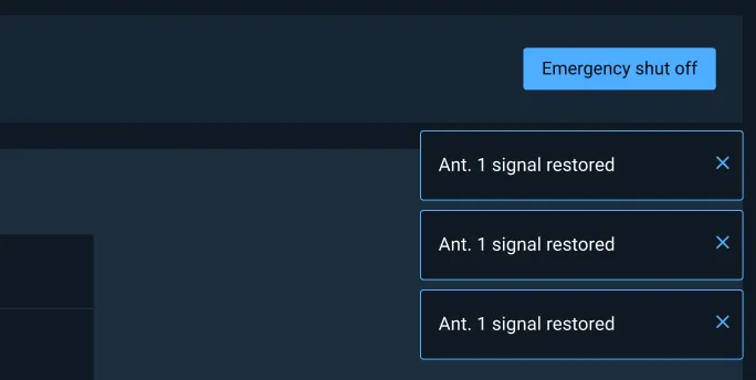 Do: Stack multiple toasts vertically, with the most recent appearing at the top of the list.